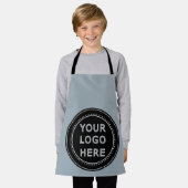 モダン、ミニマルエレガントム、カスタマイズ エプロン (着用した状態)