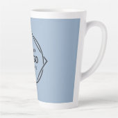 モダン、ミニマルエレガントム、カスタマイズ カフェラテマグ (右)