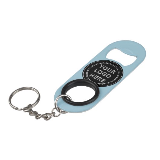 モダン、ミニマルエレガントム、カスタマイズ キーホルダー栓抜き (正面アングル)