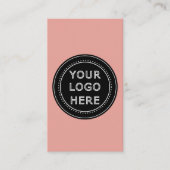 モダン、ミニマルエレガントム、カスタマイズ コーリングカード (正面)