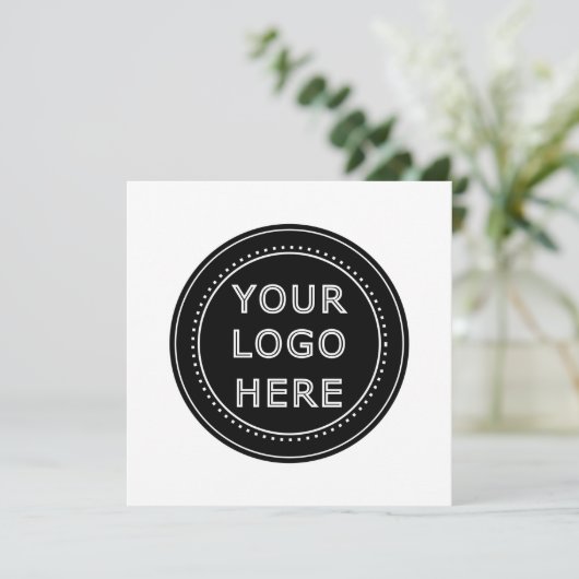 モダン、ミニマルエレガントム、カスタマイズ シーズンカード (スタンド正面)