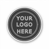 モダン、ミニマルエレガントム、カスタマイズ シール (正面)