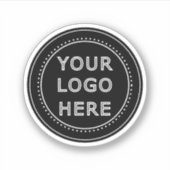 モダン、ミニマルエレガントム、カスタマイズ シール (正面)