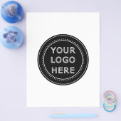 モダン、ミニマルエレガントム、カスタマイズ チラシ (シングル)