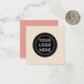 モダン、ミニマルエレガントム、カスタマイズ ノートカード (正面/裏面インサイチュ)