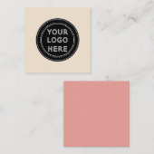 モダン、ミニマルエレガントム、カスタマイズ ノートカード (正面/裏面)
