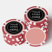 モダン、ミニマルエレガントム、カスタマイズ ポーカーチップ (積み重ね)