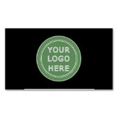 モダン、ミニマルエレガントム、カスタマイズ マグネット名刺 (正面)