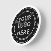 モダン、ミニマルエレガントム、カスタマイズ ラウンド壁時計 (傾斜)