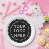 モダン、ミニマルエレガントリスト、編集可能な紙ナプキン ペーパープレート (パーティー)