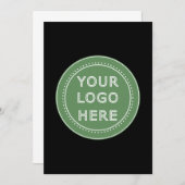 モダン、ミニマルエレガントリスト、編集可能招待状 招待状 (正面/裏面)