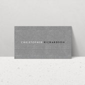 モダン&ミニマルオンGRAY LINEN 名刺