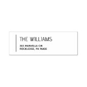 モダン&ミニマル差出人住所 セルフインキングスタンプ (デザイン)