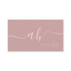 モダン、ミニマル洗練されたスクリプトモノグラム