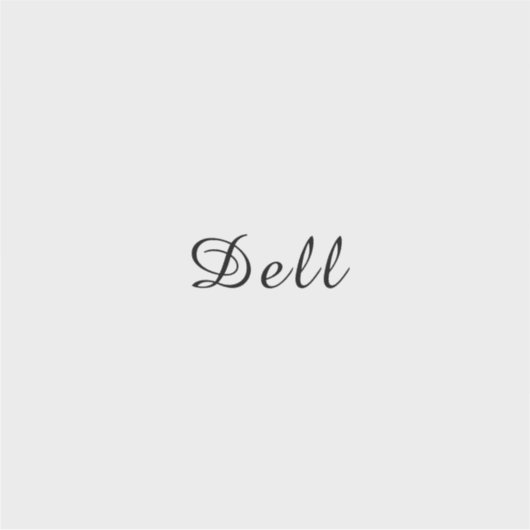 モダン ミニマル おしゃれ Dell デザイン シール (正面)