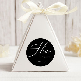 モダン ミニマル お気に入りのお菓子丸型ステッカー ラウンドシール