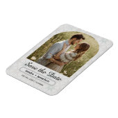 モダン ミニマル アーチ フォト パーソナライズド マグネット (左側)