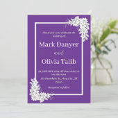 モダン ミニマル ウェディング インビテーション - シンプル (スタンド正面)