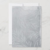 モダン ミニマル ウェディング フォト セーブザデート (裏面)