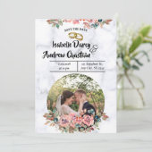 モダン ミニマル エレガント ウェディング セーブザデート (スタンド正面)