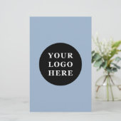 モダン、ミニマル、エレガント、カスタマイズ可能 便箋 (スタンド正面)