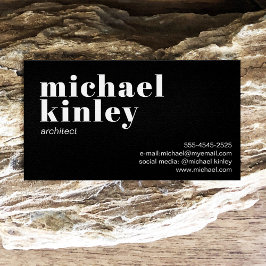 モダン ミニマル エレガント プロフェッショナル ネットワーキング 名刺