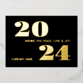 モダン ミニマル エレガント, 会社名 箔シーズンカード (正面)