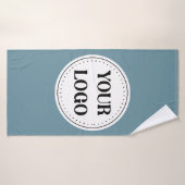 モダン、ミニマル、カスタマイズエレガント可能なオーナメント(&C) バスタオル (バスタオル)