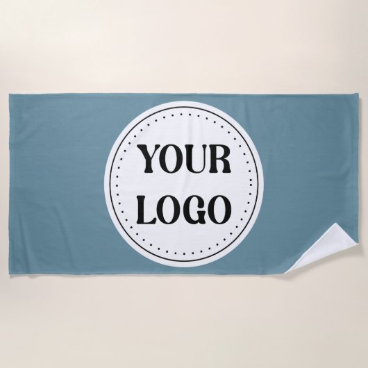 モダン、ミニマル、カスタマイズエレガント可能なオーナメント(&C) ビーチタオル (正面)