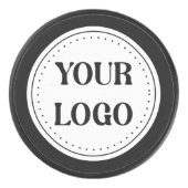 モダン、ミニマル、カスタマイズエレガント可能 アイスホッケーパック (正面)