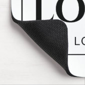 モダン、ミニマル、カスタマイズエレガント可能 マウスパッド (コーナー)