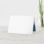 モダン ミニマル カラフル グラデーション デザイン 招待状 (裏面)