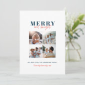 モダン ミニマル カラフル ファン クリスマス フォト (スタンド正面)