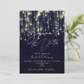 モダン ミニマル カリグラフィー ウェディング セーブ・ザ・デート 招待状 (スタンド正面)