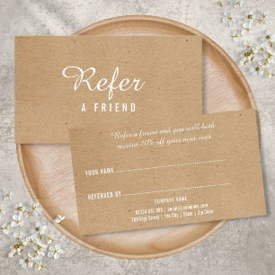 モダン ミニマル クラフト プロフェッショナル 紹介カード