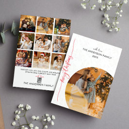 モダン ミニマル クリスマス フォト ホリデー