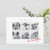 モダン ミニマル クリスマス マルチ フォト (スタンド正面)