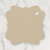 モダン ミニマル ゴールド モノグラム フェイバータグ (裏面)