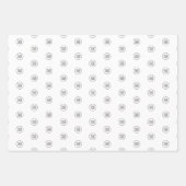 モダン ミニマル シンプル お客様のロゴはこちら ラッピングペーパーシート (正面3)