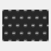 モダン ミニマル シンプル お客様のロゴはこちら ラッピングペーパーシート (正面2)