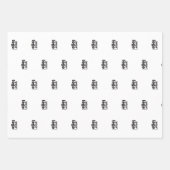 モダン ミニマル シンプル お客様のロゴはこちら ラッピングペーパーシート (正面)