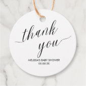 モダン ミニマル シンプル お礼タグ フェイバータグ (正面)