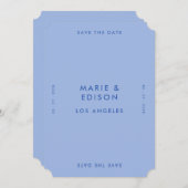 モダン ミニマル シンプル ウェディング セーブ・ザ・デート 招待状 (正面/裏面)