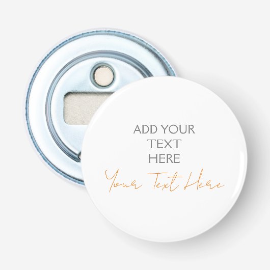 モダン ミニマル シンプル オーダーメイド テキスト追加 栓抜き (正面)