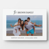 モダン ミニマル シンプル オーダーメイド ファミリー フォト フォトプラーク (正面)