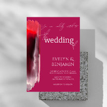 モダン、ミニマル、シンプル ビバマゼンタ ウェディング