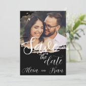 モダン ミニマル シンプル 招待状 (スタンド正面)