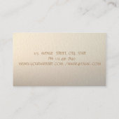 モダン ミニマル シンプル 雨滴 名刺 (裏面)