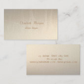 モダン ミニマル シンプル 雨滴 名刺 (正面/裏面)