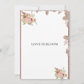 モダン ミニマル スクリプト ウェディング インビテーション – エマ & (裏面)